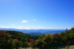 令和3年10月15日の横谷峡駐車場デッキ