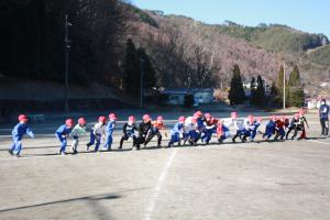 マラソン大会のスタートです