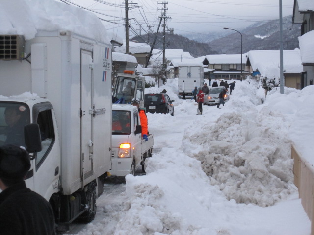 大雪の様子画像