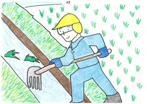 作業をしている人のイラスト