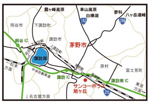 サンコーポラス旭ヶ丘地図