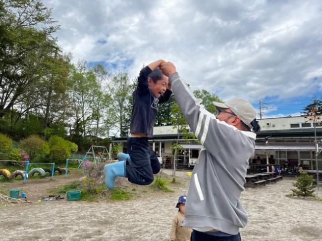 お父さん力持ち