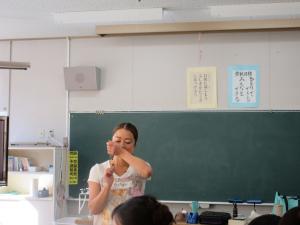 アロマ教室の様子