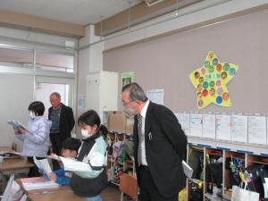 ３年１組参観の様子