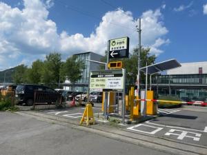 青空駐車場の様子