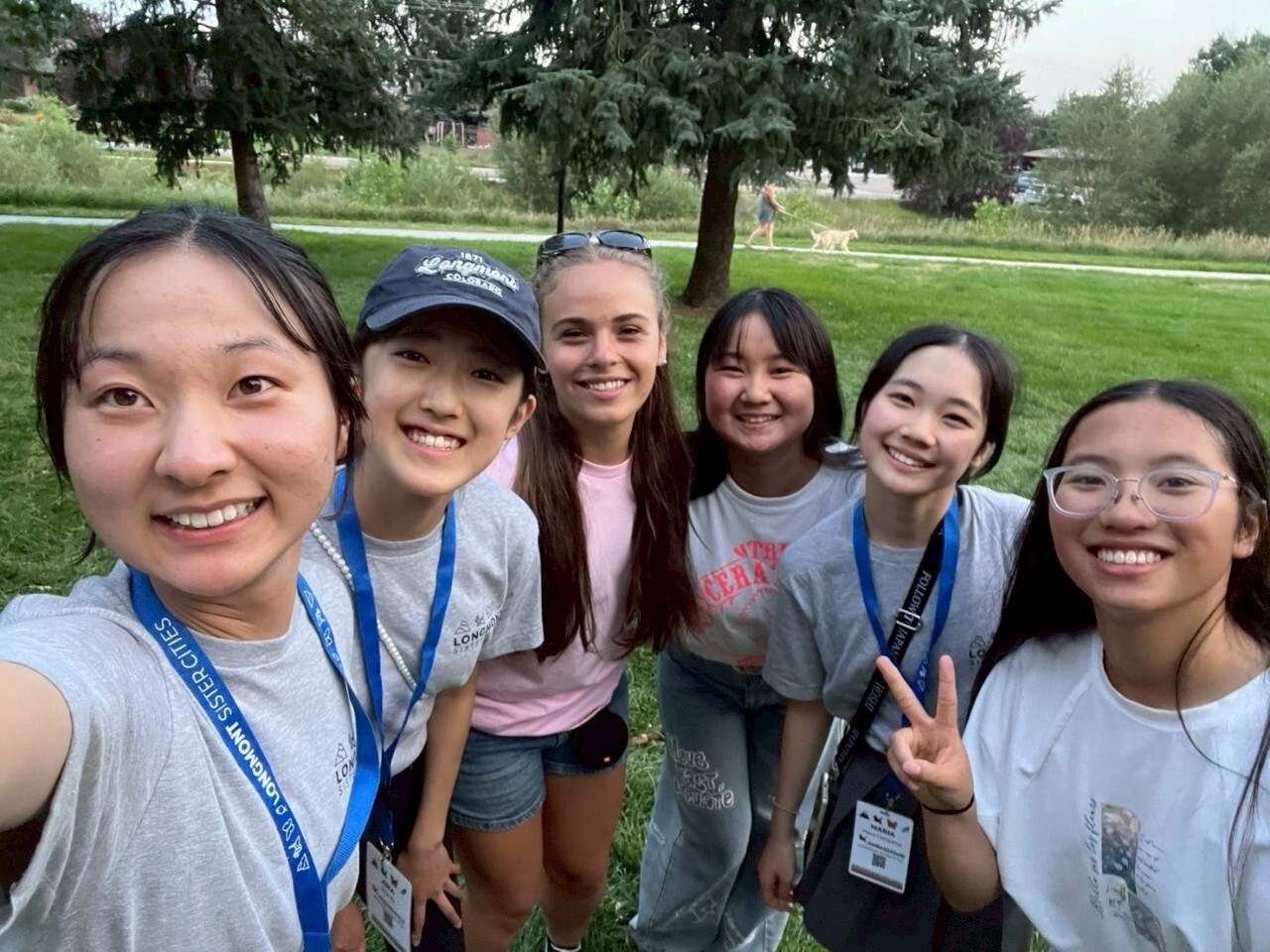 茅野市派遣団とロングモント団