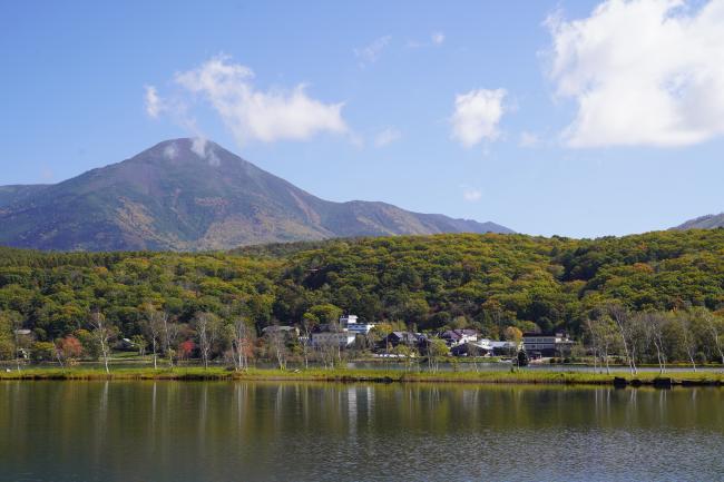 白樺湖1 色づき始め