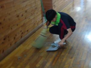 トヨタ学園掃除