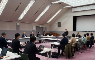 第3回茅野市行財政審議会の様子