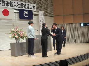 新入社員歓迎大会