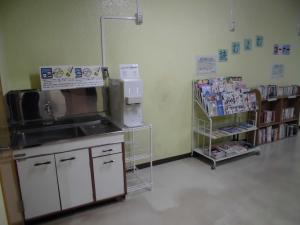 図書館2階ウォータースタンドの画像