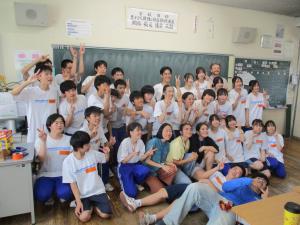 東部中学校3年生と