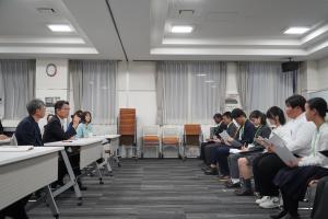 ロングモント市・茅野市姉妹都市交流事業茅野派遣団出発式