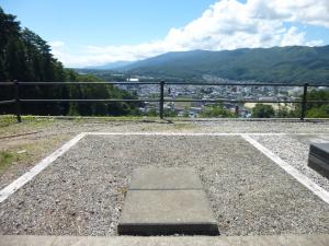 募集区画の一例（８号聖域10－３の見晴らし）