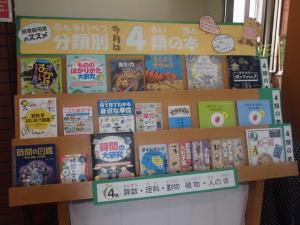 図書館展示「4類の本で算数を知ろう」の画像