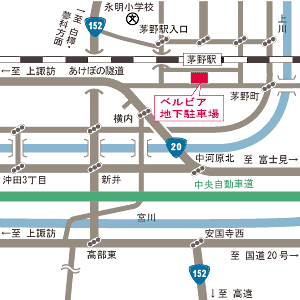 地下駐車場の地図