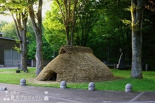 縄文風小屋を作ったよ