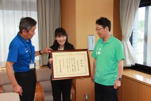 読書活動優秀実践校文科大臣賞受賞報告