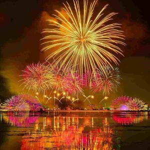 諏訪湖花火の画像