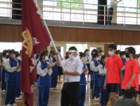2年ぶりの壮行会選手入場の様子