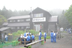 北横岳ヒュッテの様子　